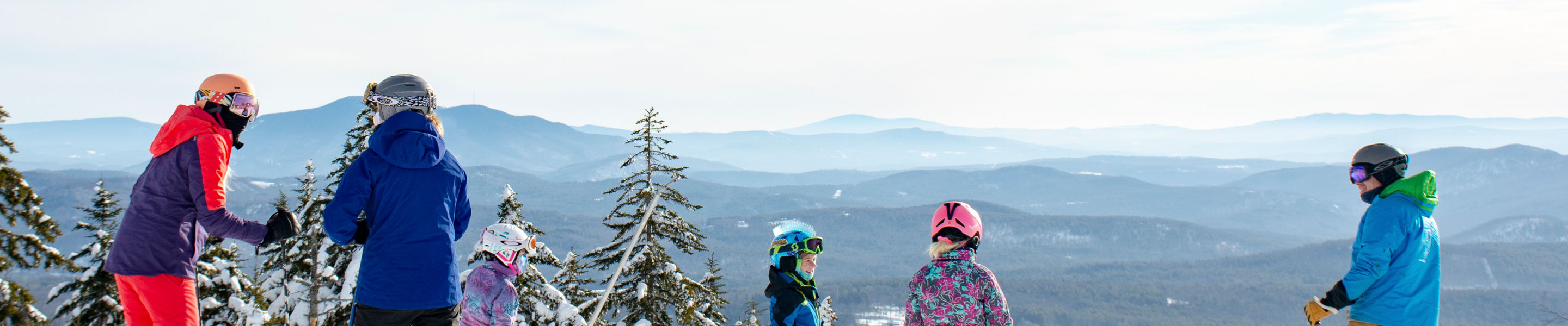 Parents and kids at Okemo