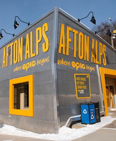 Alps Village building at Afton Alps, MN