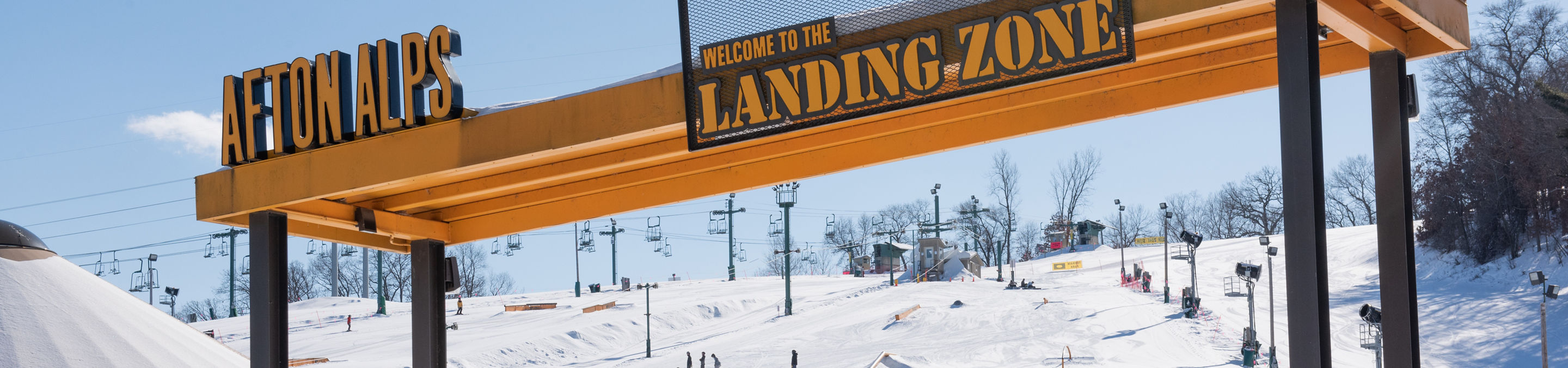 Landing Zone Sign at Afton Alps, MN