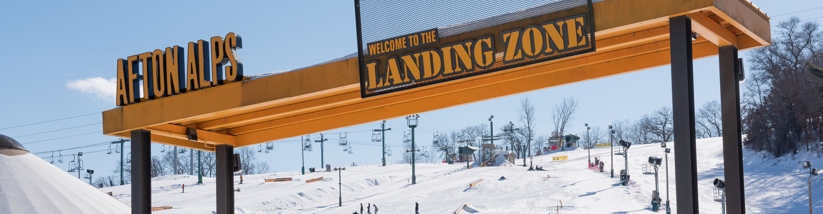 Landing Zone Sign at Afton Alps, MN