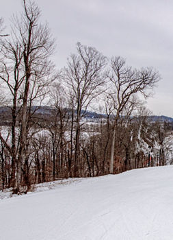 Paoli Peaks Slopes on a Run