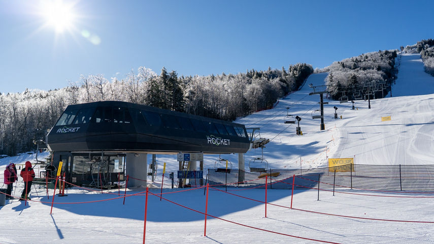 The Rocket chairlift at Crotched