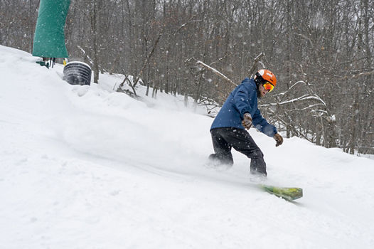 Snowboarding at Whitetail