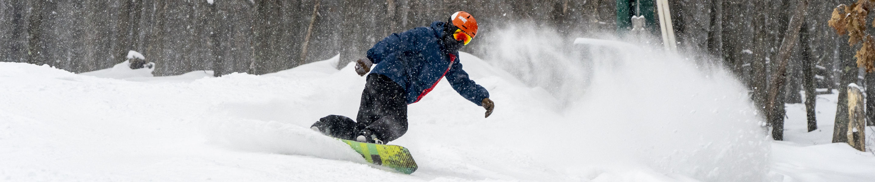 Snowboarder at Whitetail Mountain Resort