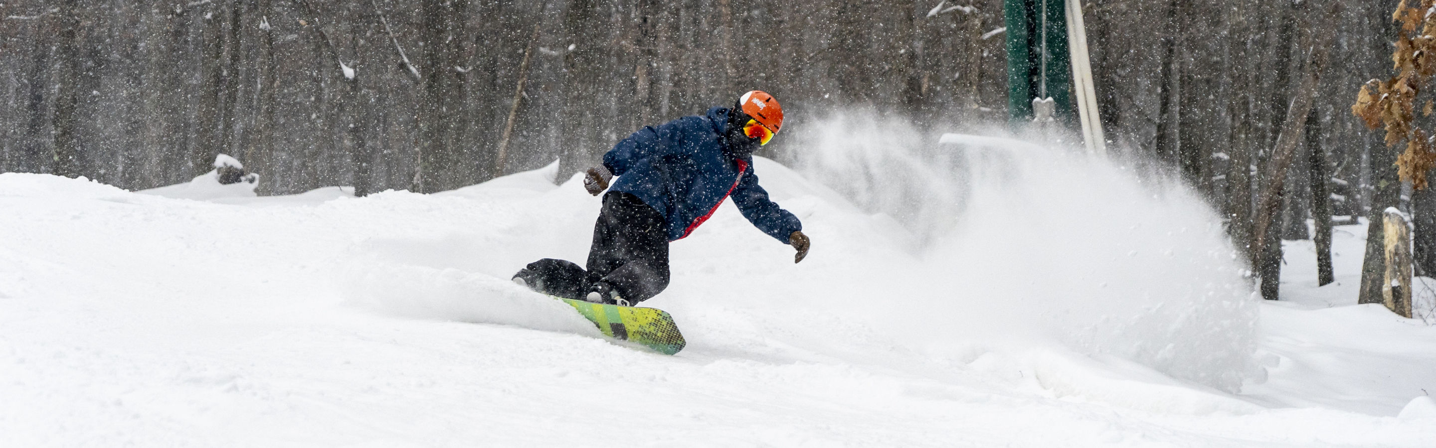Snowboarder at Whitetail Mountain Resort