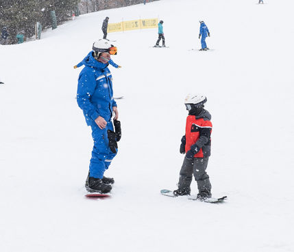 Snowboard Lesson at Afton Alps, MN