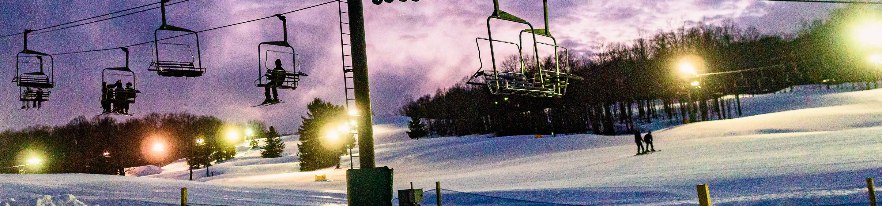 Guests enjoy a winter day at Alpine Valley
