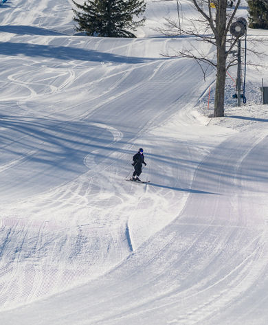Guests enjoy a winter day at Alpine Valley