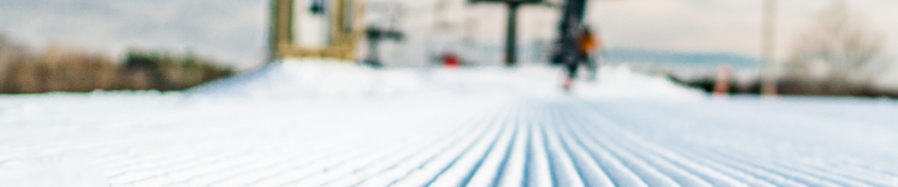 Well-groomed snow at Alpine Valley