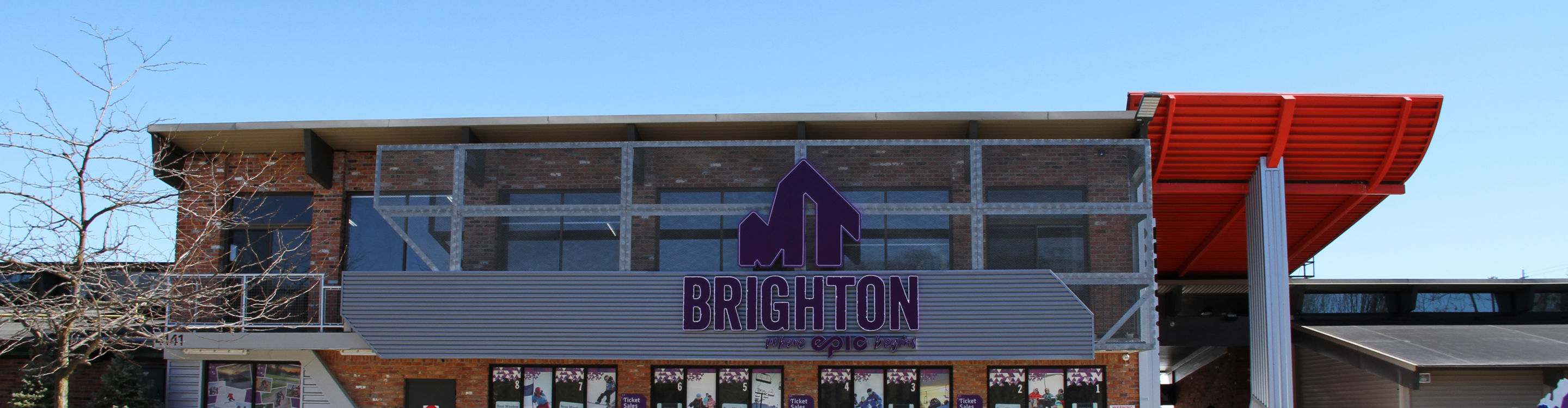 Mt Brighton Ticket Office - Straight On Street View