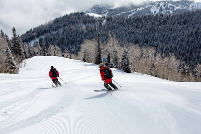 Ski Patrol on Pioneer at Park City