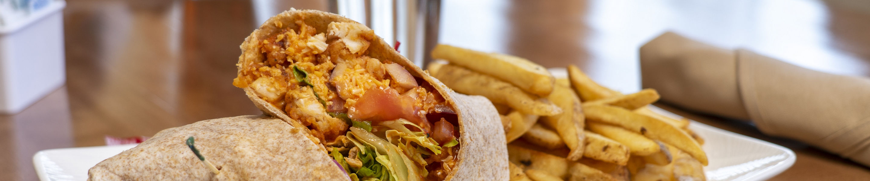 Wrap and Fries