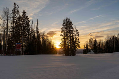 Sunrise from Saddleback at Park City