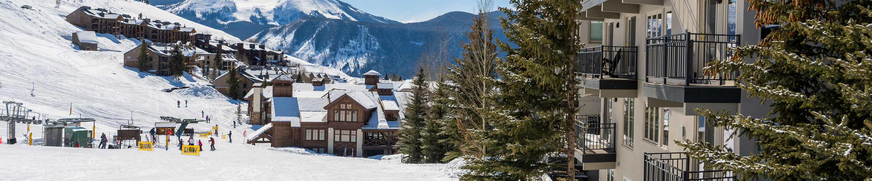 Exterior of the Gateway Condominiums at Crested Butte Mountain Resort