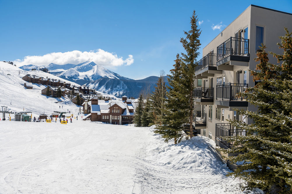 Exterior of the Gateway Condominiums at Crested Butte Mountain Resort