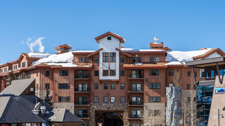 Exterior of the Lodgeat Mountaineer Square at Crested Butte Mountain Resort