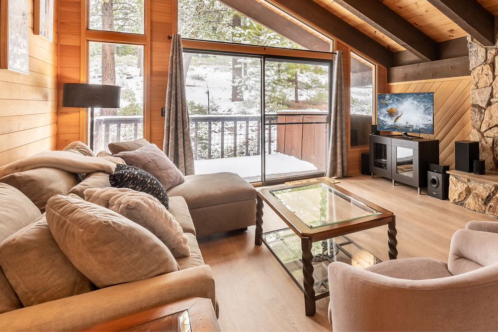 Living Room in Condo at Northstar California Mountain Resort