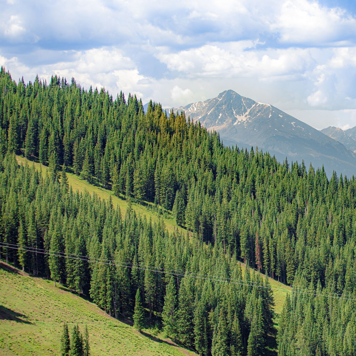 View Over Lionshead in Vail, CO