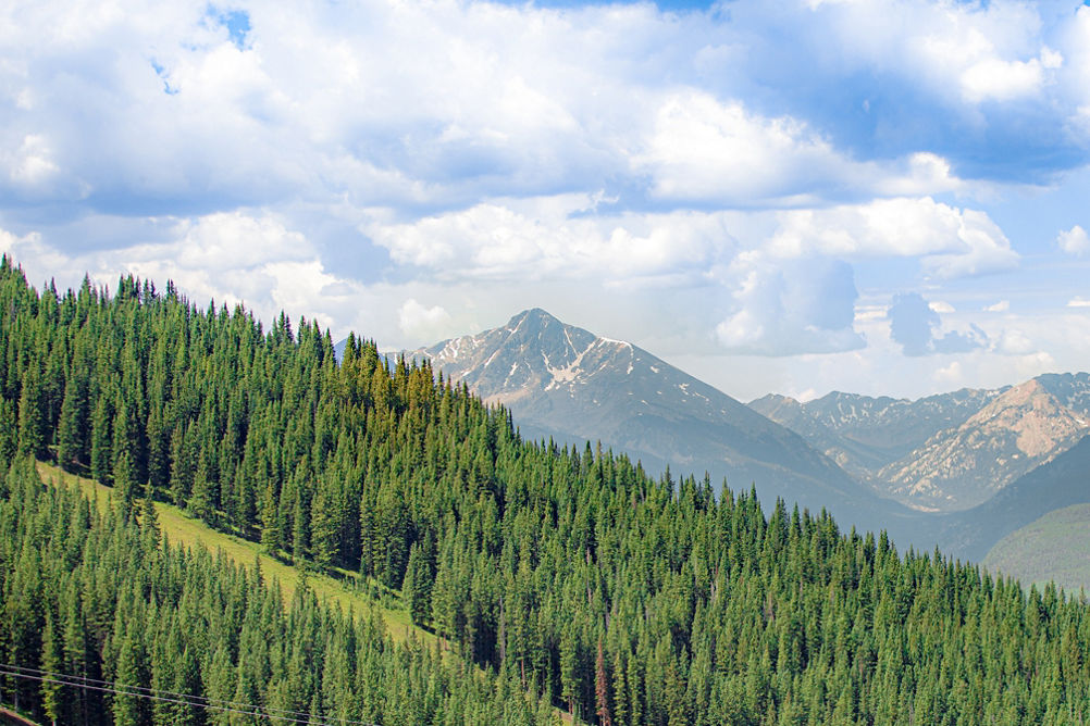 View Over Lionshead in Vail, CO