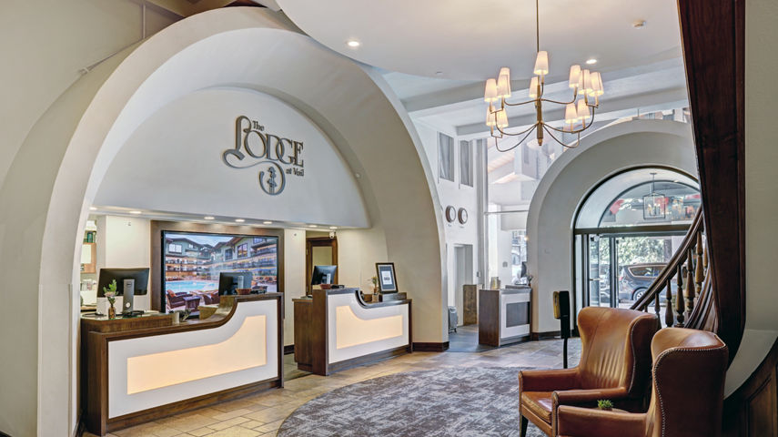 Lobby at The Lodge at Vail Resort