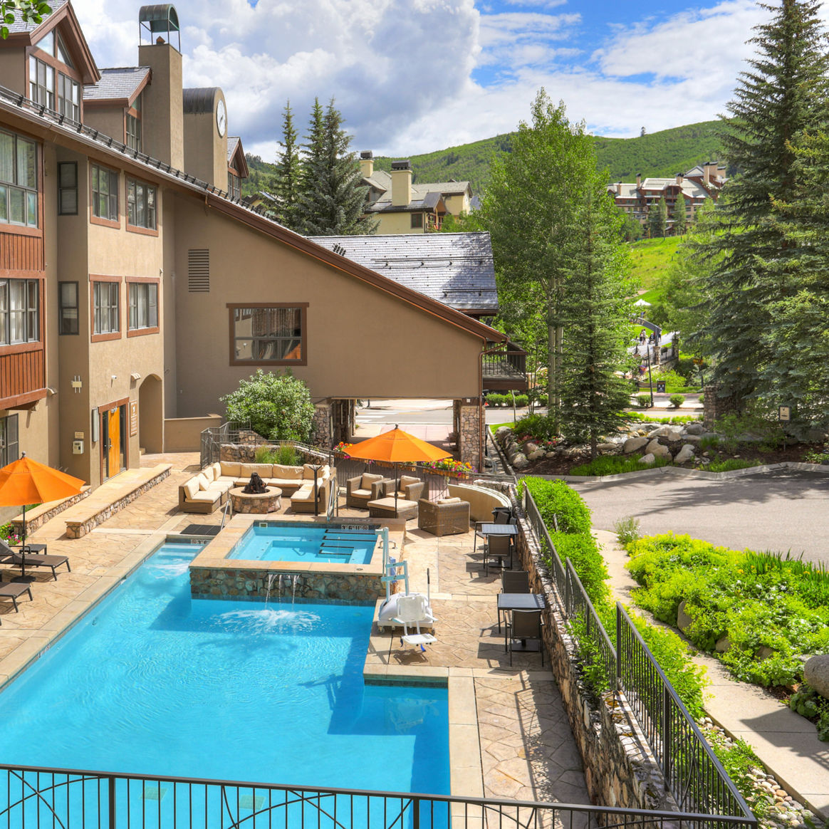 Pool and Hot Tub at The Osprey Hotel at Beaver Creek Resort
