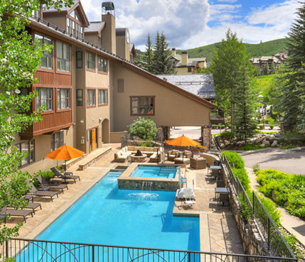 Pool and Hot Tub at The Osprey Hotel at Beaver Creek Resort