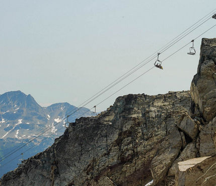 Whistler peak sightseeing