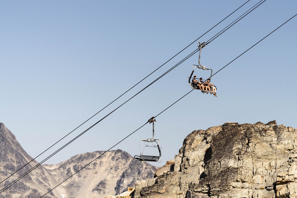 Whistler peak sightseeing