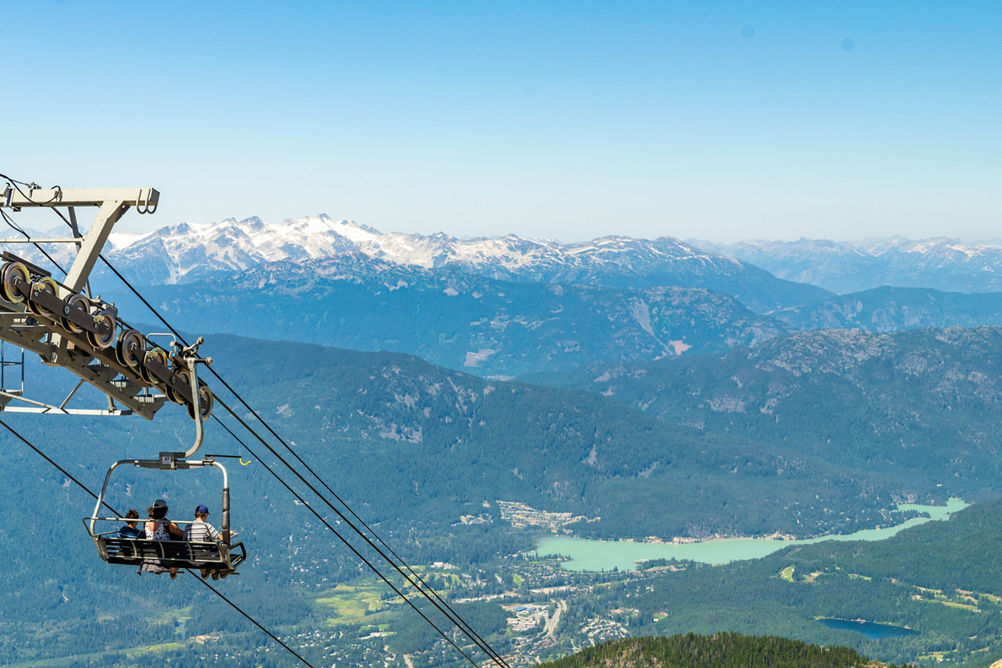 Whistler peak sightseeing