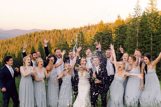 Summer Wedding Party at Spruce Saddle Lodge at Beaver Creek