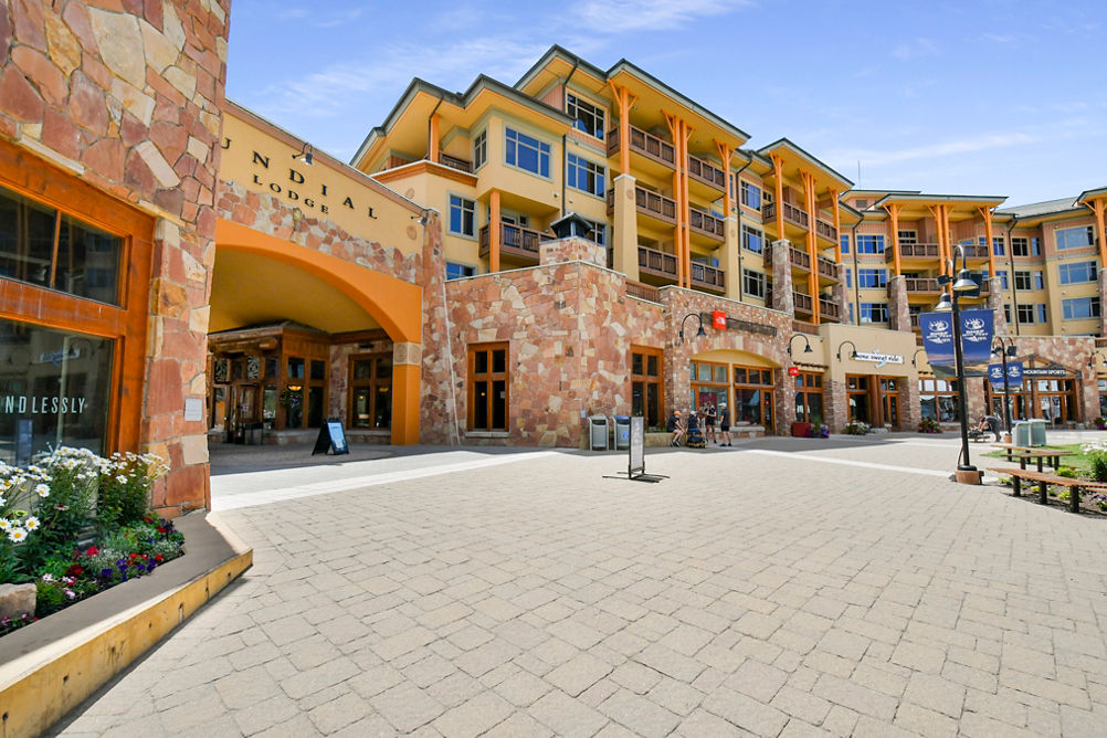 Exterior of The Sundial Lodge at Park City Mountain Resort