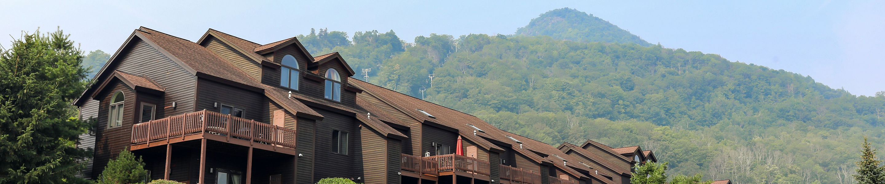 Exterior of Liftside Village Condos at Hunter Mountain Resort