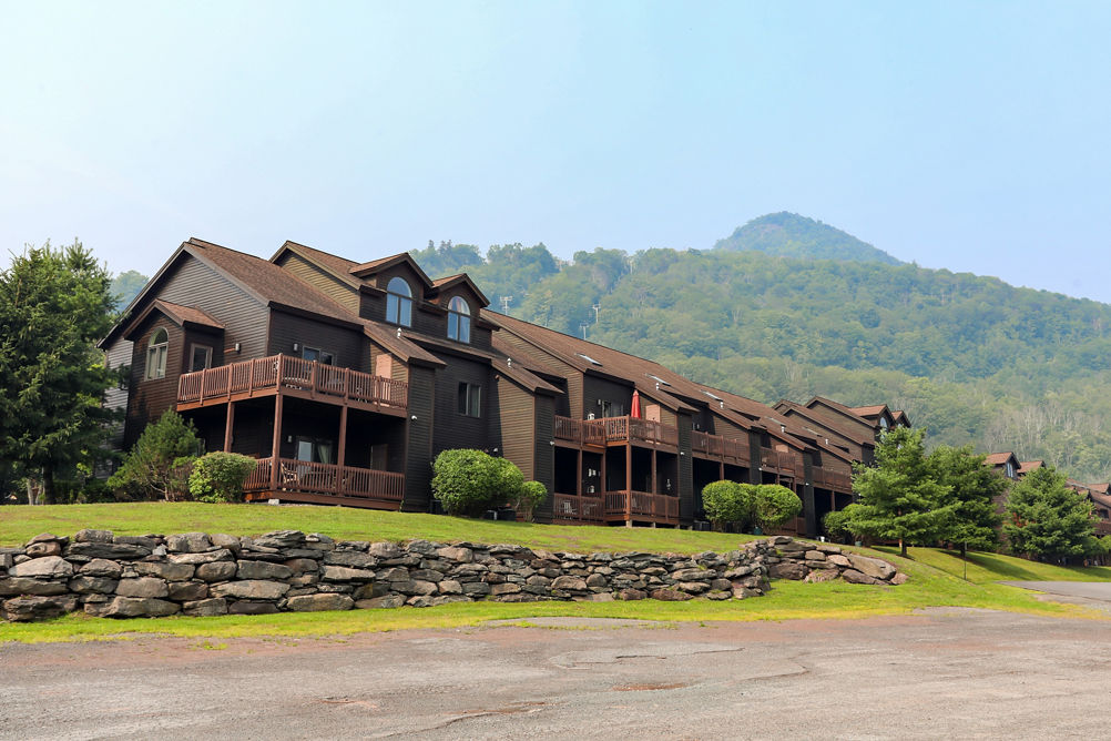Exterior of Liftside Village Condos at Hunter Mountain Resort