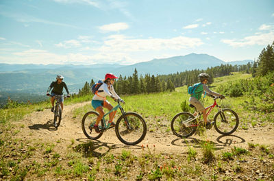 Family Mountain Biking in Breckenridge, CO