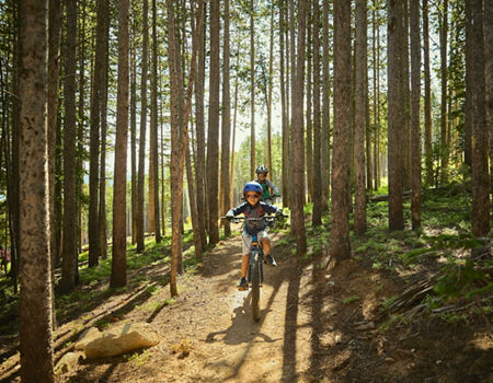 Family Mountain Biking in Breckenridge, CO