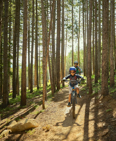 Family Mountain Biking in Breckenridge, CO