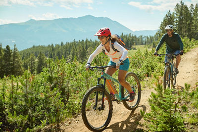 Family Mountain Biking in Breckenridge, CO