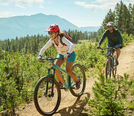 Family Mountain Biking in Breckenridge, CO