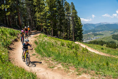 Family Bike Ride Through Crested Butte