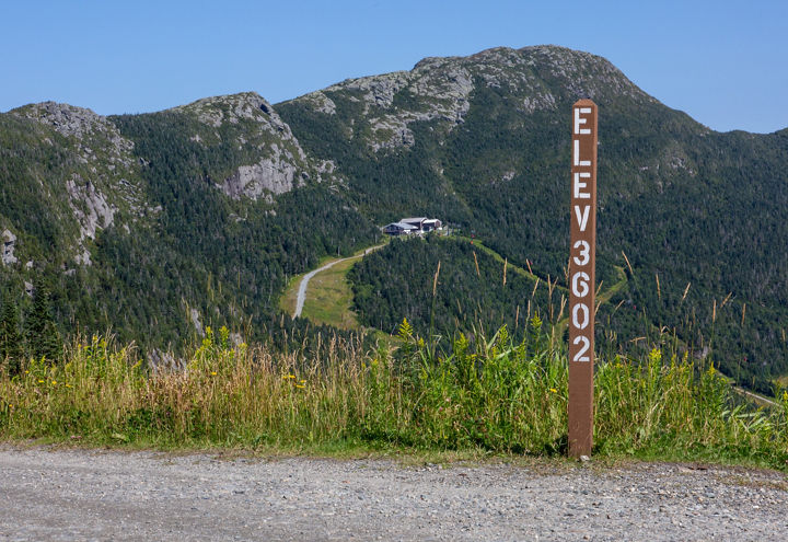 Toll Road elevation marker scenic