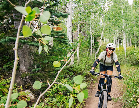 Family Mountain Biking Day in Park City, UT