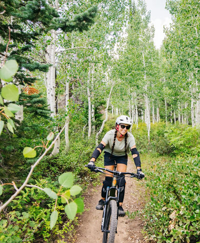 Family Mountain Biking Day in Park City, UT