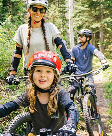 Family Mountain Biking Day in Park City, UT