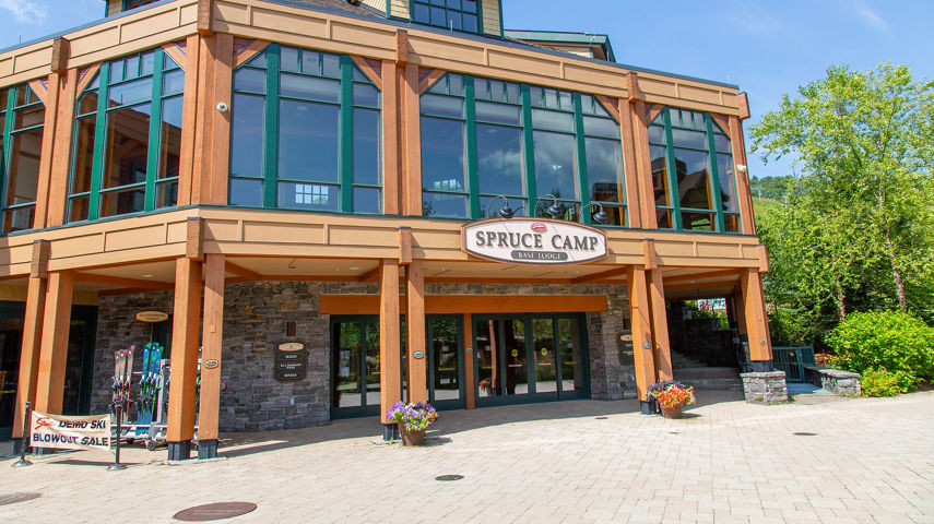 Spruce Camp summer scenic