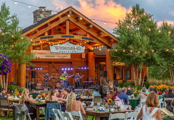 Spruce Peak summer concert series side angle