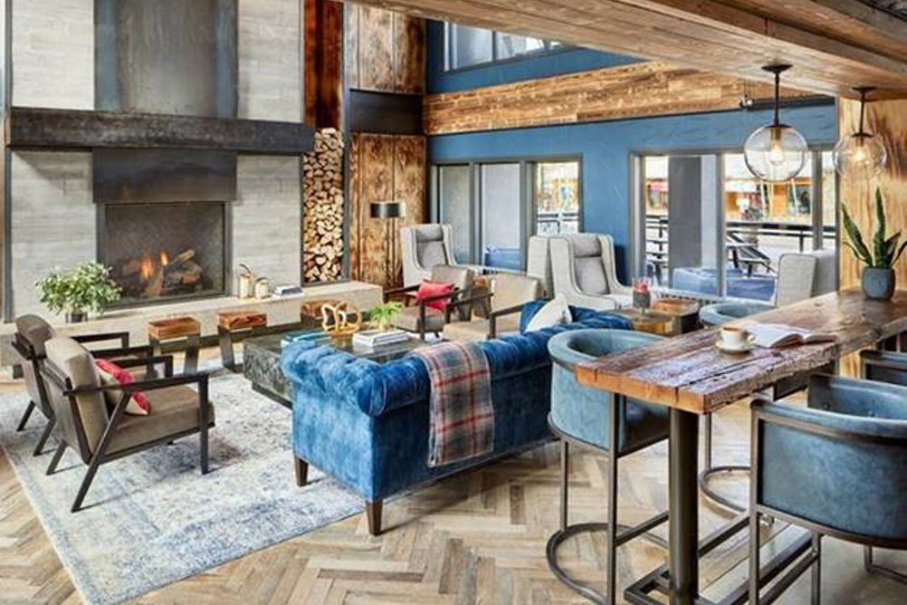 Interior of Gravity Haus in Breckenridge, CO