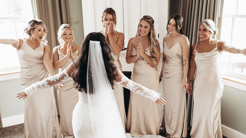 Fall Wedding Bride Getting Ready at Jackson Gore at Okemo