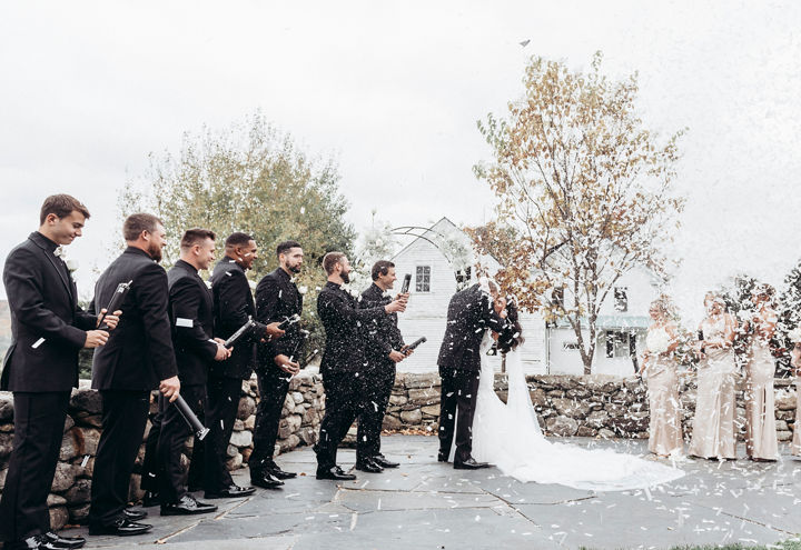 Fall Wedding Ceremony at Jackson Gore at Okemo
