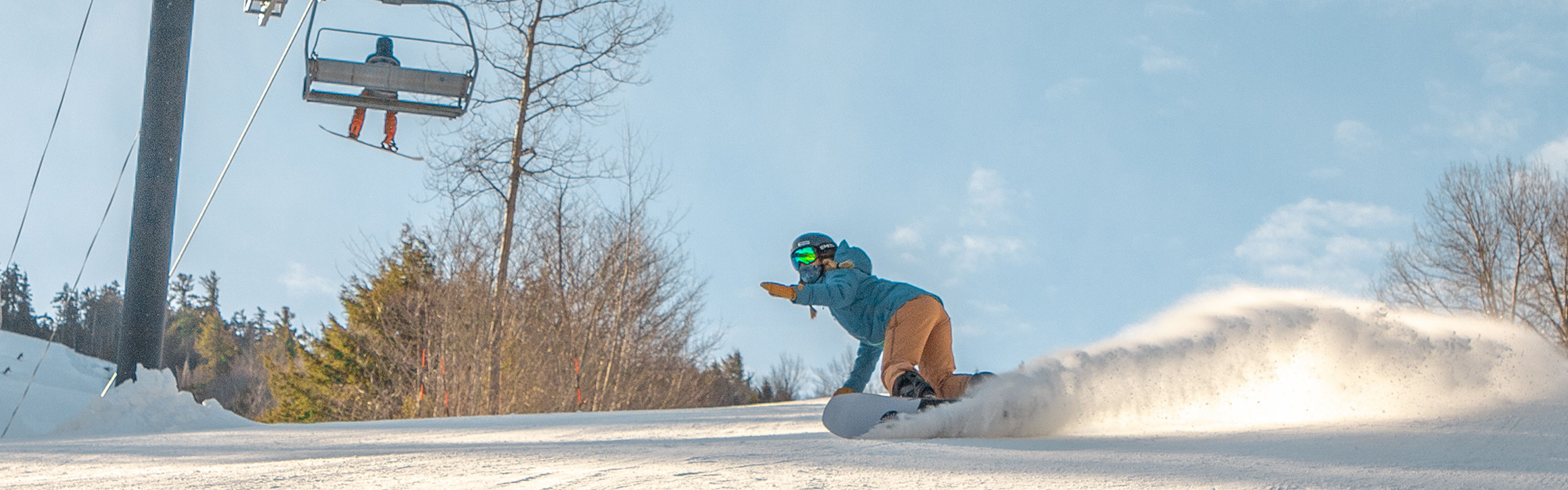 Snowboarding at Attitash Mountain Resort