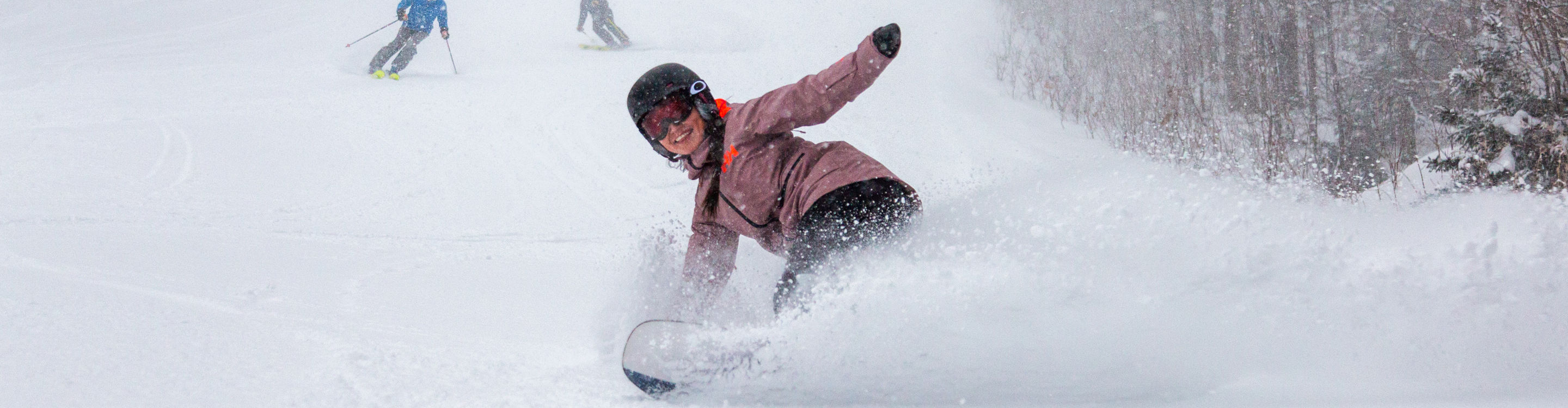 Female Snowboarder at Stowe 4